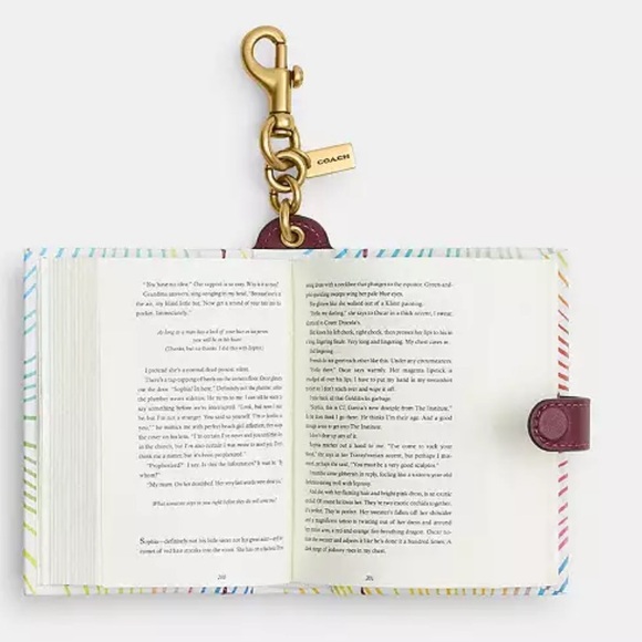 🌞📚🌞 COACH  I’LL GIVE YOU THE SUN BY JANDY NELSON BOOK BAG CHARM 🌞📚🌞 NWT 🌞📚🌞 - Picture 5 of 16